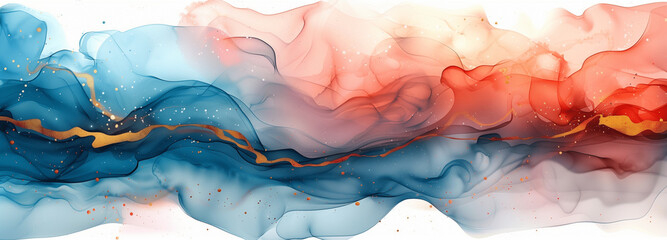 Eleganz in Rosa und Gold: Abstrakte Malerei aus Farbe und Licht - Hintergrundbild kreativ