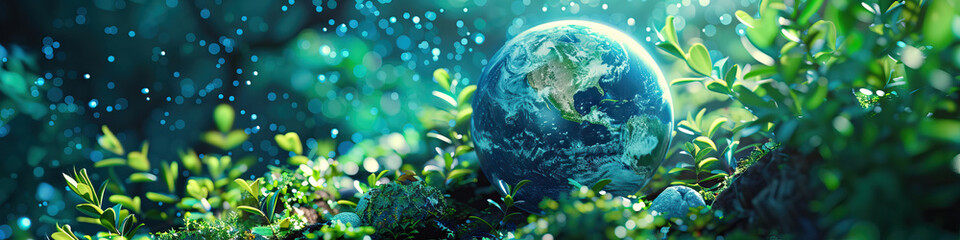 Obraz na płótnie Canvas Earth Day: Celebrating Global Environmental Awareness