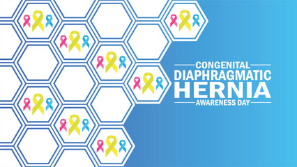 Congenital Diaphragmatic Hernia Awareness Day. Holiday concept. Template for background, banner, card, poster with text inscription