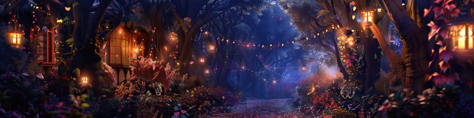 Fairy Tale Ball: Where Happily Ever Afters Begin in a Magical Realm of Storybook Delights - obrazy, fototapety, plakaty