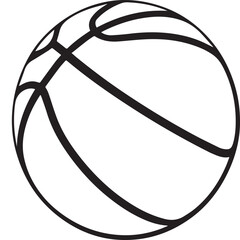Basketball coloring pages. Basketball coloring pages for coloring book - obrazy, fototapety, plakaty