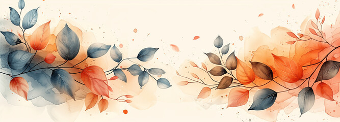 Aquarell Flora: Sanfte Farbharmonie