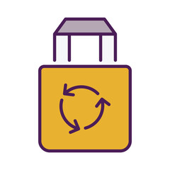 Tote Bag icon editable stock vector icon