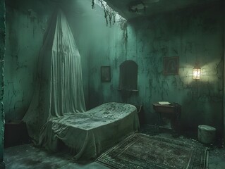 Sinister Shadows and Unsettling Memories Linger in the Haunted Nursery's Abandoned Sanctum