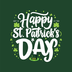 St. Patrick's day t-shirt design vector. St. Patrick's day lettering. St. Patrick's day typography