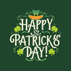 St. Patrick's day t-shirt design vector. St. Patrick's day lettering. St. Patrick's day typography