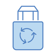 Tote Bag icon editable stock vector icon