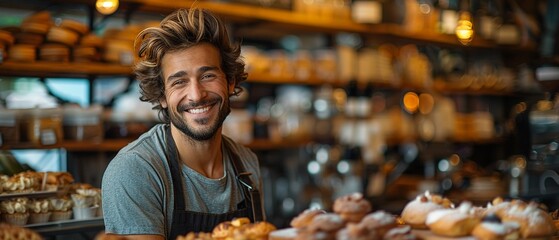 Barista and pastry chef collaborating
