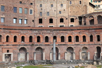 Trajan's Markes View in Rome, Italy