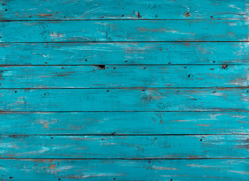 Wooden Turquoise Texture Background, (TR: Ahsap Turkuaz Zemin Arkaplan)