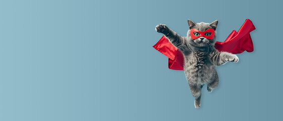 Feline Flyer: Superhero Kitty Takes Flight