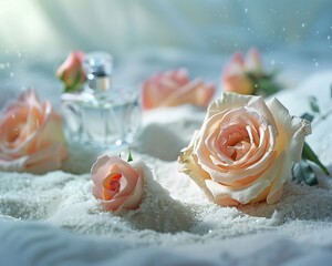 Rose Day Background Perfume Image