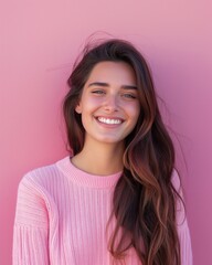 Fototapeta premium portrait of a smiling woman