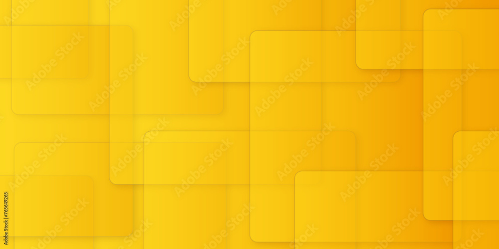 Poster Abstract geometric white vector pattern in square style. abstract background with lines colorful and vector with geometric design. layered geometric triangle shapes. orange paper texture.