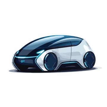 futuristic car vehicle smart autonomous side view f