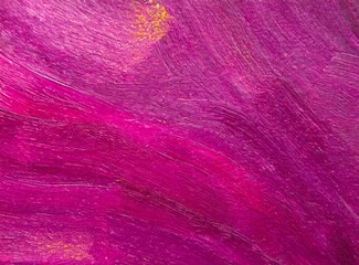 Purple Hand Drawn Oil Painting Background - obrazy, fototapety, plakaty