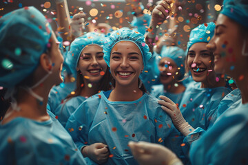 health professionals celebrate health day