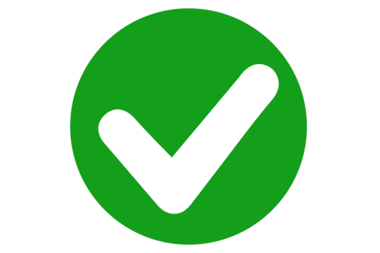 green check mark icon transparent background png file type