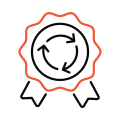 Medal  icon editable stock vector icon