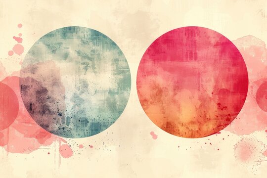 Abstract colorful circles background wallpaper design images