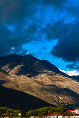 Black clouds over Mount Altino