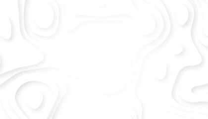 Abstract paper background. White 3d paper style background. Background with white paper cut shapes. Vector illustration.