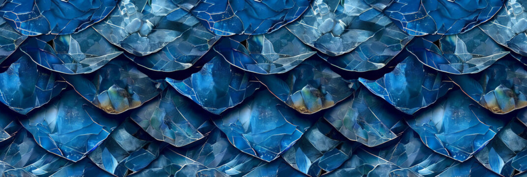 blue natural dragon scale background