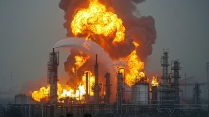 Explosion at a gas processing plant human casualties
