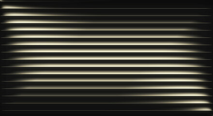 Obraz premium cutting lines on the surface Make it look like a window curtain There was a beam of light coming out of the corner. Image 9 gold tone