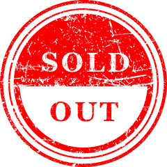 Sold Out Stamp