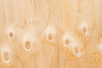 plywood surface with knots