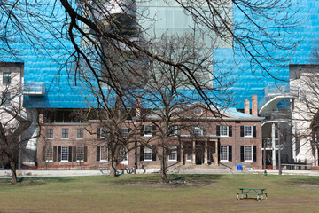 Fototapeta premium Grange Park with stately mansion (built 1817 for D'Arcy Boulton) and Art Gallery of Ontario in Toronto, Canada