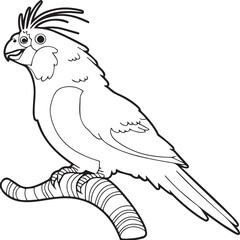 Domestic animals coloring pages. Domestic animals outline vector