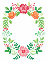 Nature in design: vector frames with botanical patterns
