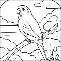 Domestic animals coloring pages. Domestic animals outline vector