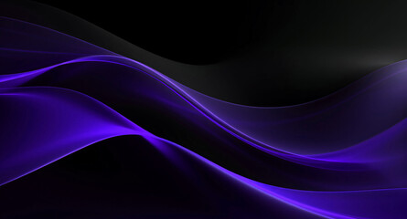 Abstract purple and black wavy wallpaper background