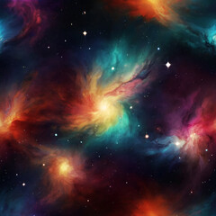 Fototapeta premium Galaxy cosmos abstract multicolored background