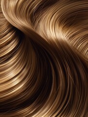 Close Up View of Wavy Hair