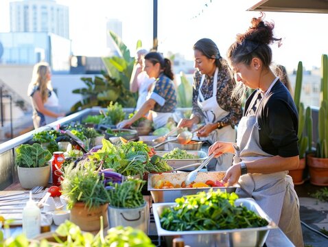 Rooftop Gourmet Cooking Class