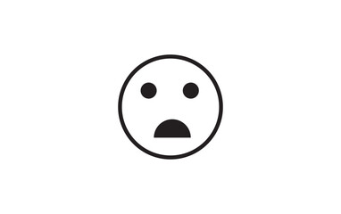 Obraz premium Dead emoticon outline icon. linear style sign for mobile concept and web design. Sad smiley face emoji simple line vector icon. Symbol, logo illustration. Pixel perfect vector graphics