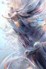 Obraz premium Abstract patterns and wave flows with soft pastel colors
