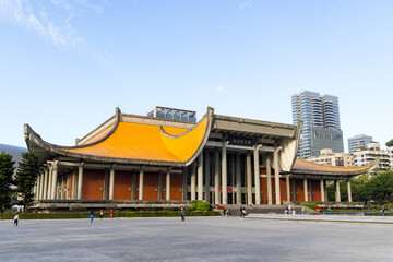 Naklejka premium Sun Yat Sen Memorial Hall in Taipei city