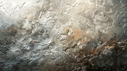 Fototapeta premium A painting of a rocky surface with a few specks of color