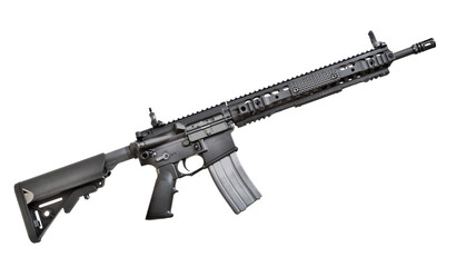 Assault rifle with high capacity magazine
