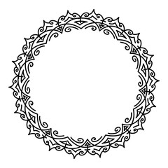 Circle Border Ligature