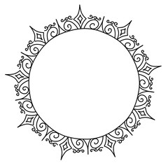 Circle Border Ligature