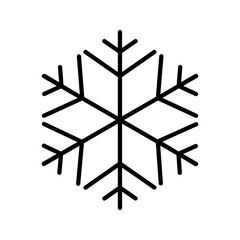 christmas snowflake on a white background