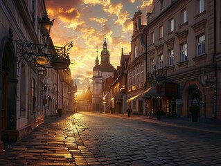 Historic Town Square Dawn