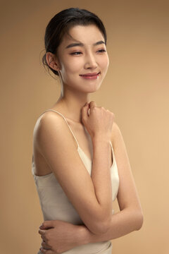 Portrait of young and beautiful women