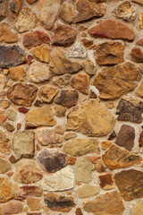 pared de piedra rustica